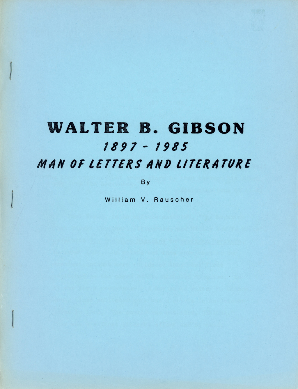 Walter B. Gibson